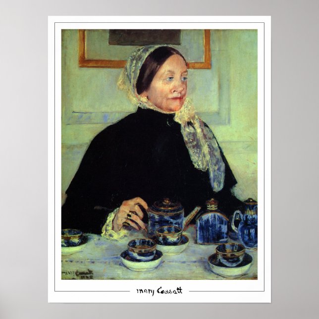 Poster Mary Cassatt Zedign Cartaz de Arte #72 (Frente)