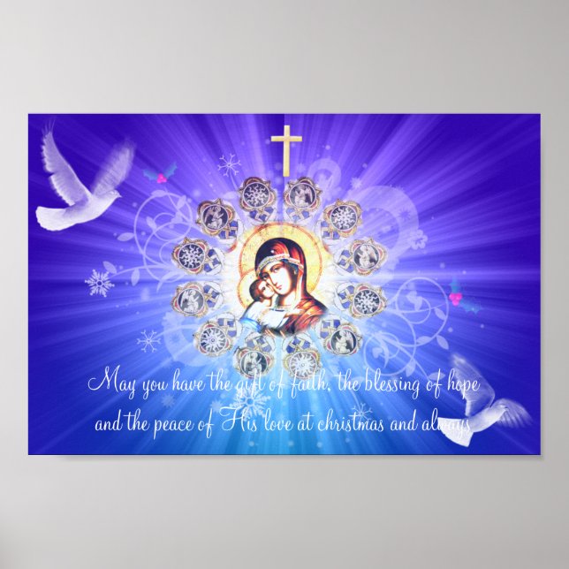 Poster Mary e Jesus (Frente)