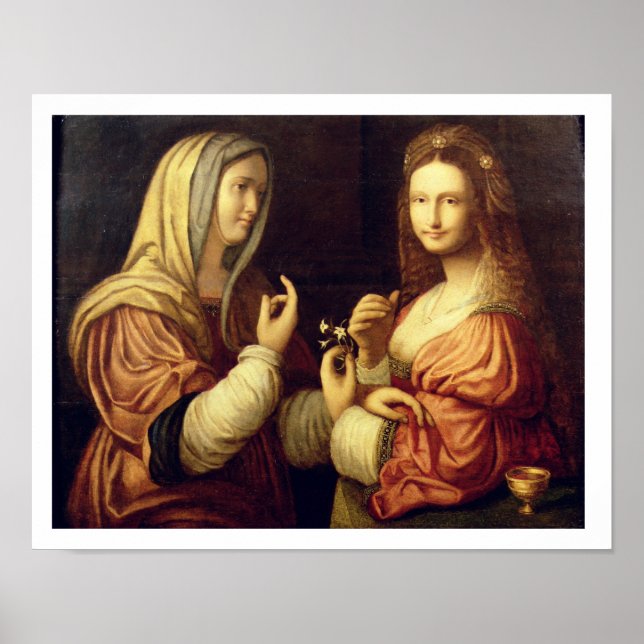 Póster Mary e Martha (petróleo no painel) (Frente)