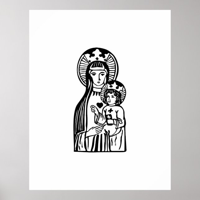 Poster Mary & Jesus (Frente)