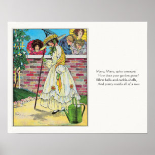 Poster Mary Mary Muito Ao Contrário De Como Seu Jardim Cr