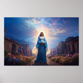 Poster Mary of Nazareth Walking Alone