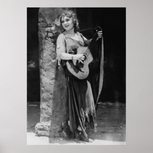 Póster Mary Pickford, 1900s adiantados