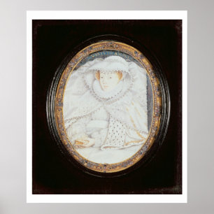 Poster Mary Queen of Scots (1542-87) as a Widow