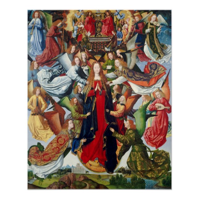 Póster Mary, Rainha do Céu, c. 1485 - 1500 (Frente)