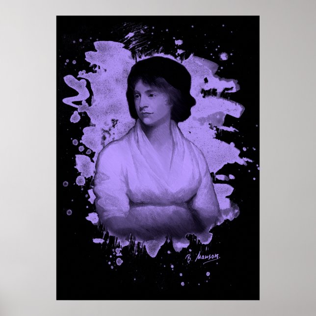Poster Mary Shelley (Wollstonecraft custo) (Frente)