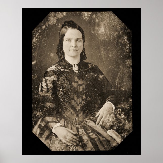 Póster Mary Todd Lincoln Daguerreotype 1846 (Frente)