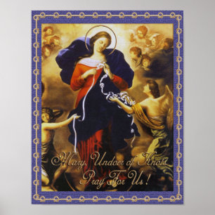 POSTER MARY, UNDOER OF KNOTS.