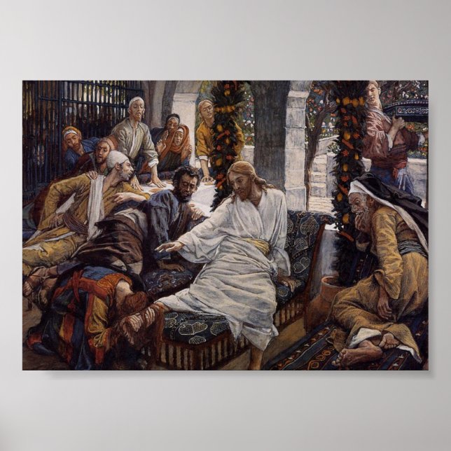 Poster Mary Washing Jesus Feet (Frente)