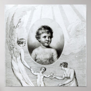 Póster Mary Wollstonecraft Shelley como uma criança