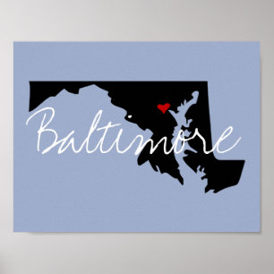 Póster Maryland Cidade