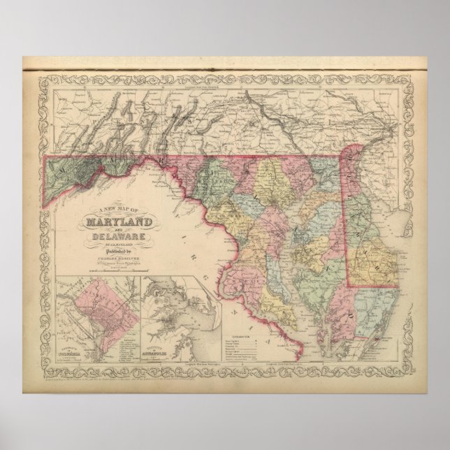 Poster Maryland e Delaware 2 (Frente)