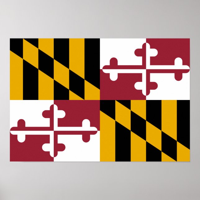 Póster Maryland Flag (Frente)