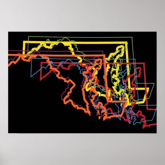 Poster maryland orgulho blur (Frente)