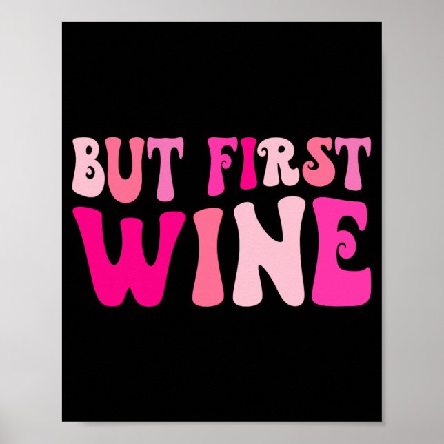 Poster Mas a primeira Bebendo de vinho bate-Festa de solt (Frente)