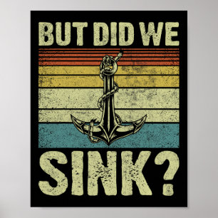 Poster Mas Afundamos o Capitão do Pontão Pontão Engraçado