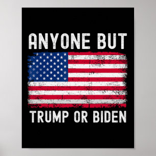 Poster Mas Biden Ou Trump 2024 Anti Biden &amp; Trump Ele