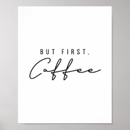 Poster Mas Primeiro Café