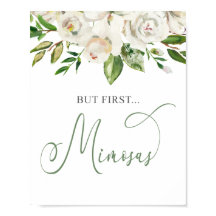 Mas Primeiro Mimosas  Floral Branco Verde