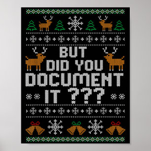 Poster Mas Você Não Fez um Natal Feio, Hr Humor Engraçado