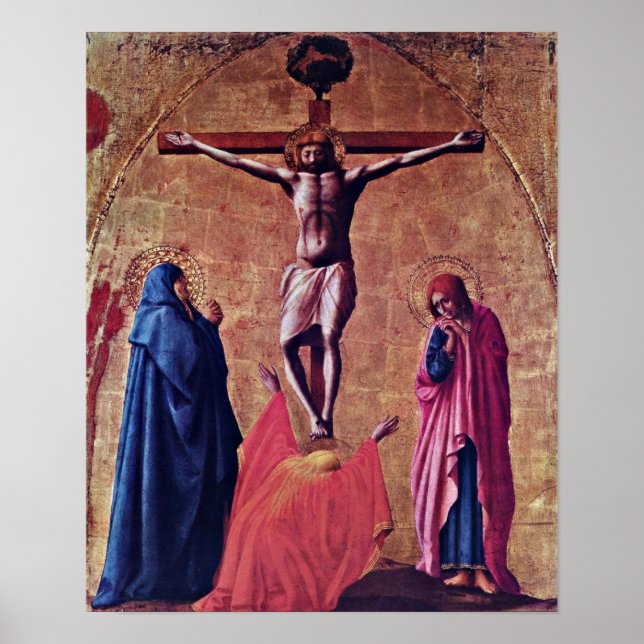Poster Masaccio - Crucificação do Cristo (Frente)