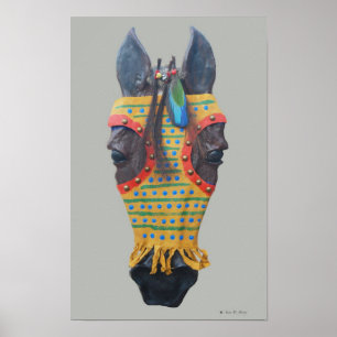 Poster Máscara 2 do cavalo