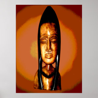 POSTER MÁSCARA AFRICANA