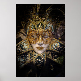 Poster Máscara de Carnaval de Veneza