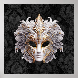 Poster Máscara de Carnaval de Veneza, Mascarada
