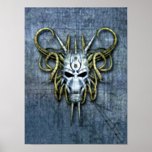 Poster Máscara de Guerra alienígena