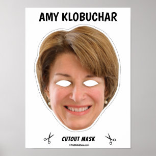 Poster Máscara de Halloween AMY KLOBUCHAR