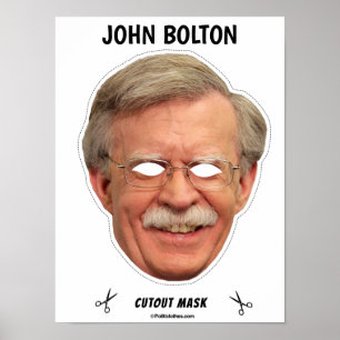 Poster Máscara de Halloween JOHN BOLTON