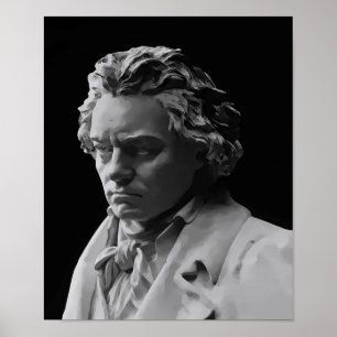 PÓSTER MÁSCARA DE MORTE DE BEETHOVEN