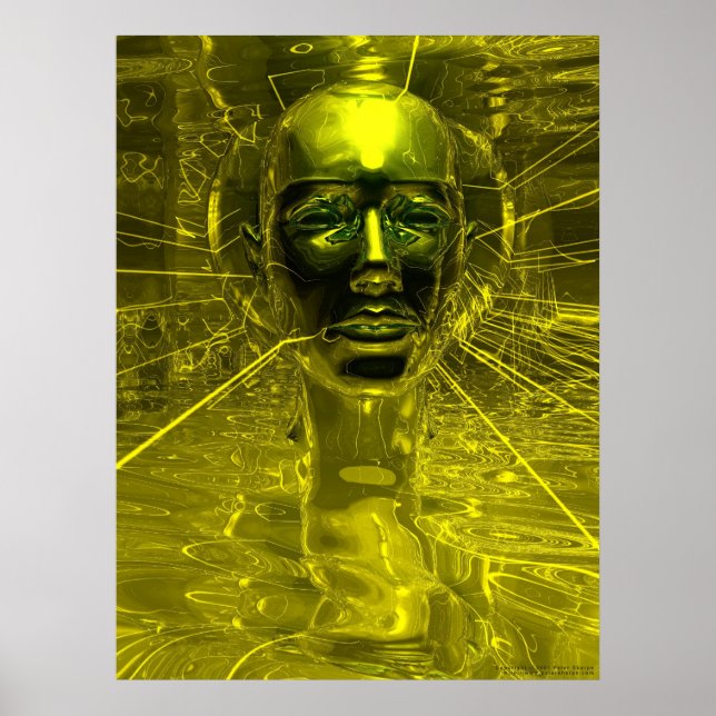 Poster Máscara de Nefertiti (Frente)