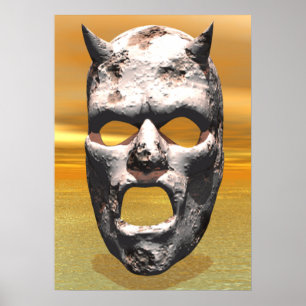 Poster Máscara de Pedra