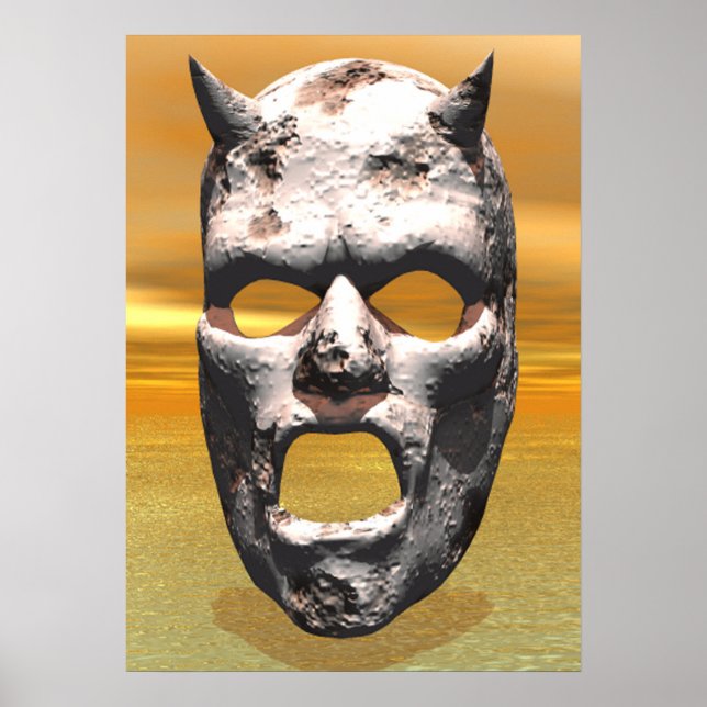 Poster Máscara de Pedra (Frente)