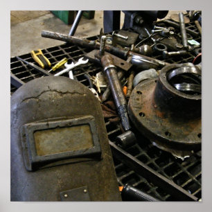 Póster máscara de soldadura