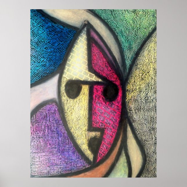 Poster Máscara de Textura (Frente)