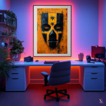 Máscara do Antigo Guerreiro - Tribal Mesoamerican