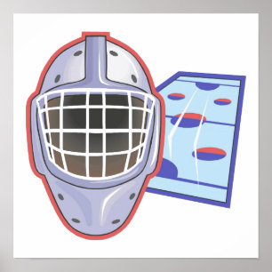Póster Máscara do Goalie