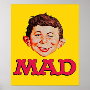 Poster Máscara do Vestido da Revista Mad