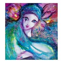 MÁSCARA EM AZUL / Faces Mascarada Venetianas