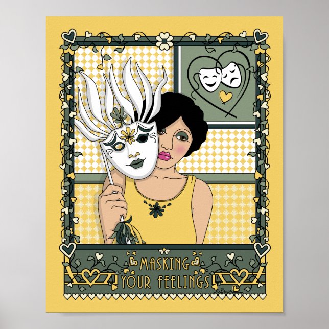 Póster Máscara Seus Sentimentos_C_Pôster 8x10 (Frente)
