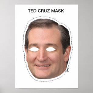 Poster Máscara Ted Cruz