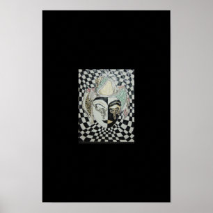 Póster Máscara veneziana