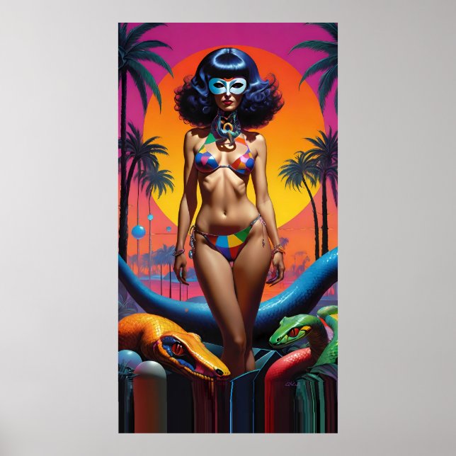 Poster Mascarada de serpente (Frente)