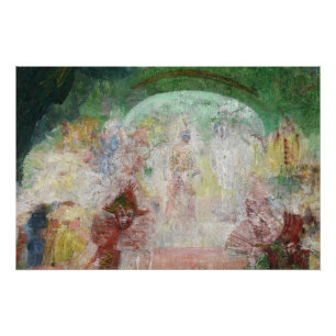 Póster Mascarada por James Ensor (1889)