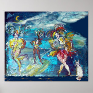 PÓSTER MASCARADA VENETIANO / MÚSICA À NOITE