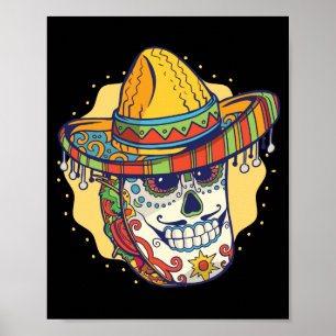 Poster Mascarado Taco Funny Mexicano