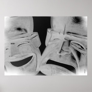 Póster Máscaras de Emoções